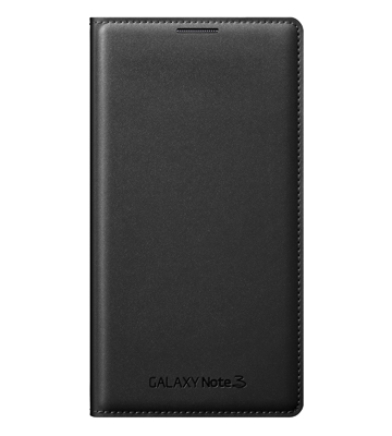 Note3 插卡式炫彩保护套（炫酷黑）